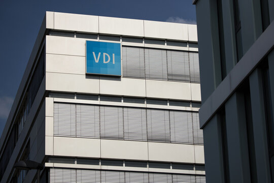 dusseldorf, north rhine westphalia/germany - 26 06 2021: a vdi building near dusseldorf germany
