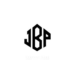 JBP letter logo design with polygon shape. JBP polygon logo monogram. JBP cube logo design. JBP hexagon vector logo template white and black colors. JBP monogram, JBP business and real estate logo. 