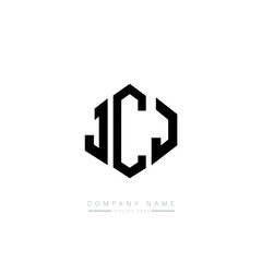 Fototapeta premium JCJ letter logo design with polygon shape. JCJ polygon logo monogram. JCJ cube logo design. JCJ hexagon vector logo template white and black colors. JCJ monogram, JCJ business and real estate logo. 