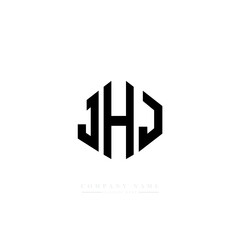 JHJ letter logo design with polygon shape. JHJ polygon logo monogram. JHJ cube logo design. JHJ hexagon vector logo template white and black colors. JHJ monogram, JHJ business and real estate logo. 