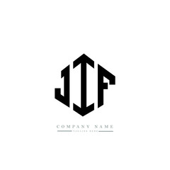 JIF letter logo design with polygon shape. JIF polygon logo monogram. JIF cube logo design. JIF hexagon vector logo template white and black colors. JIF monogram, JIF business and real estate logo. 