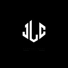 JLC letter logo design with polygon shape. JLC polygon logo monogram. JLC cube logo design. JLC hexagon vector logo template white and black colors. JLC monogram, JLC business and real estate logo. 