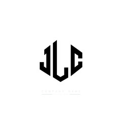 JLC letter logo design with polygon shape. JLC polygon logo monogram. JLC cube logo design. JLC hexagon vector logo template white and black colors. JLC monogram, JLC business and real estate logo. 