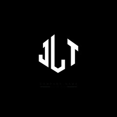 JLT letter logo design with polygon shape. JLT polygon logo monogram. JLT cube logo design. JLT hexagon vector logo template white and black colors. JLT monogram, JLT business and real estate logo. 