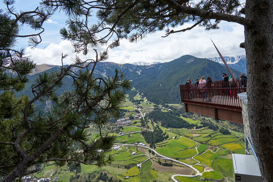 Observation deck Roc Del Quer, Andorra.