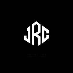 JRC letter logo design with polygon shape. JRC polygon logo monogram. JRC cube logo design. JRC hexagon vector logo template white and black colors. JRC monogram, JRC business and real estate logo. 