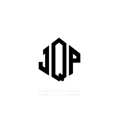 JQP letter logo design with polygon shape. JQP polygon logo monogram. JQP cube logo design. JQP hexagon vector logo template white and black colors. JQP monogram, JQP business and real estate logo. 