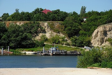 boat on the river