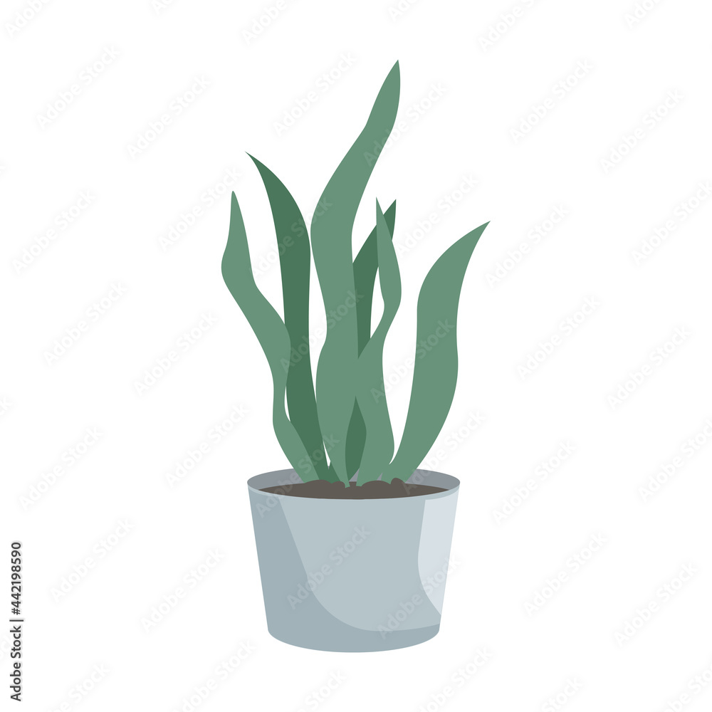 Wall mural potted plant icon