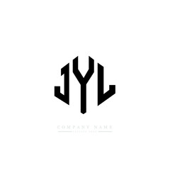 JYL letter logo design with polygon shape. JYL polygon logo monogram. JYL cube logo design. JYL hexagon vector logo template white and black colors. JYL monogram, JYL business and real estate logo. 