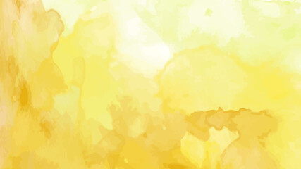 Obraz na płótnie Canvas Watercolor background vectors.Background watercolor texture.Yellow watercolor background.Yellow abstract watercolor background with a liquid splatter. Watercolor pattern graphics background.