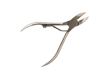 nail clippers for manicure and pedicure isolated on white background