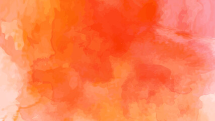 Watercolor background vectors.Background watercolor texture.Orange watercolor background.Orange abstract watercolor background with a liquid splatter. Watercolor pattern graphics background.
