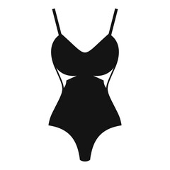 Ballet costume icon simple vector. Ballerina dancer costume © anatolir