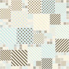Abstract Geometric Pattern generative computational art illustration