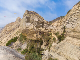 Fototapeta premium An Aerial View of blacks beach