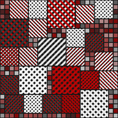Abstract Geometric Pattern generative computational art illustration