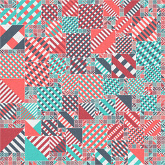 Obraz premium Abstract Geometric Pattern generative computational art illustration