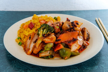 Spicy Chinese Sauteed Vegetables