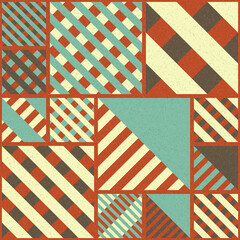 Abstract Geometric Pattern generative computational art illustration