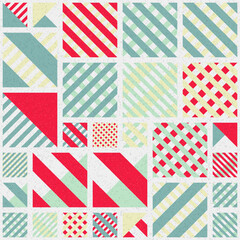 Abstract Geometric Pattern generative computational art illustration