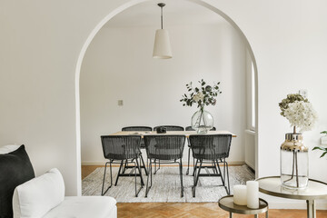Luxury and beautiful dining room interior design