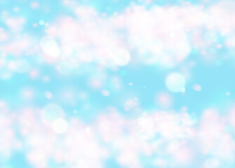 Blue sky. Realistic Blur Design. Abstract Shining Background.