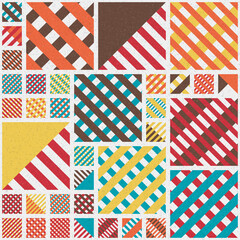 Abstract Geometric Pattern generative computational art illustration