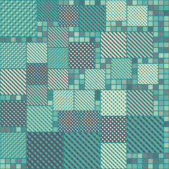 Abstract Geometric Pattern generative computational art illustration