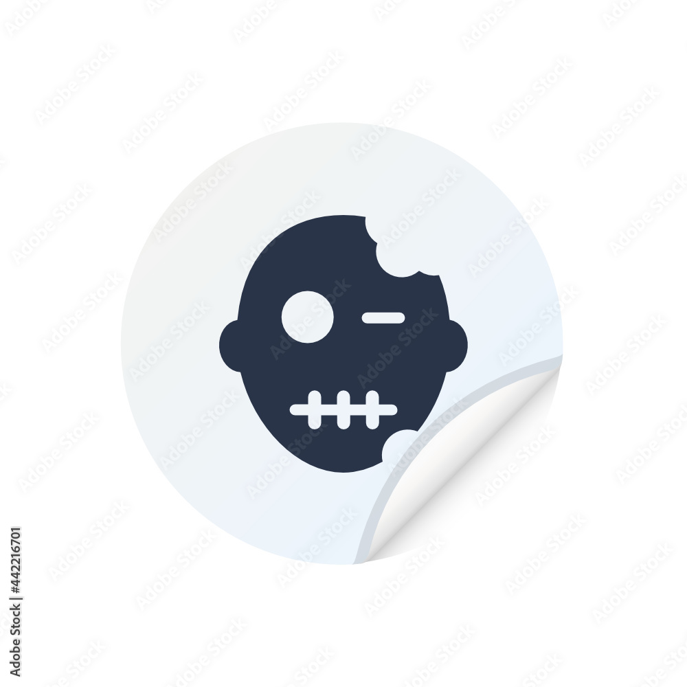 Poster zombie - app icon button