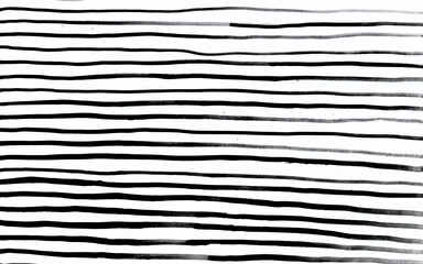 Vector pattern. Abstract background with brush strokes. Monochrome hand drawn texture. Modern graphic design.Hand drawn striped.