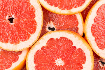 Grapefruit slices