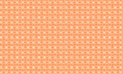 orange striped mosaic background.