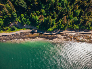 Obraz premium pacific ocean stanley park vancouver