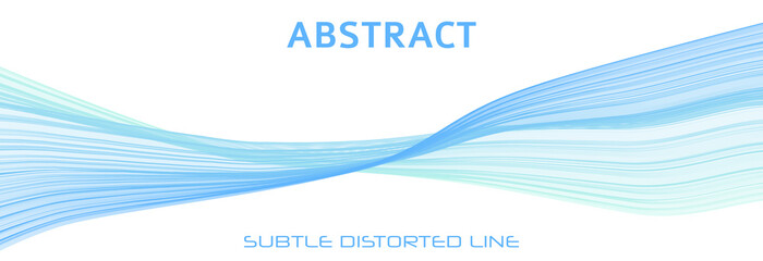 Translucent light blue abstraction by thin lines. Subtle graphics