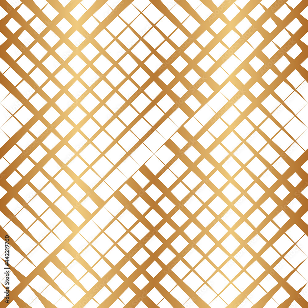 Poster vector seamless pattern. gold lines background. repeated golden pattern. repeating abstract texture.