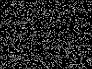 Abstract white squares with black background