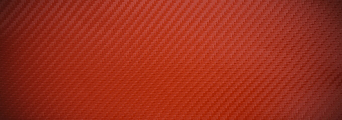 Rectangular texture of red carbon fiber with horizontal stripes