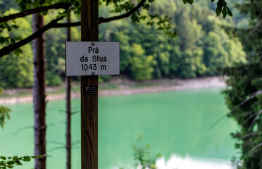 Fototapeta premium The lake Pra da Stua