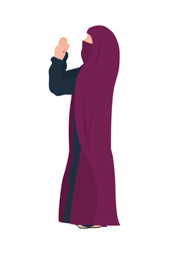 islamic woman praying