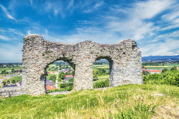 A castle ruin in Winzer, bavaria