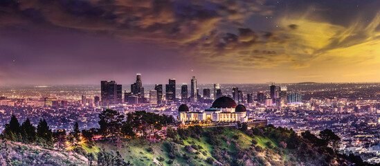Griffith Observatory Los Angeles skyline