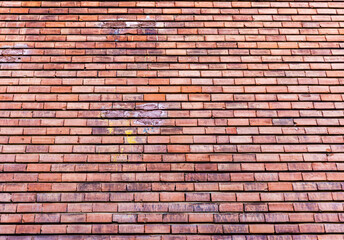 Brick texture. Brick wall. A small brick. The texture of the brick wall