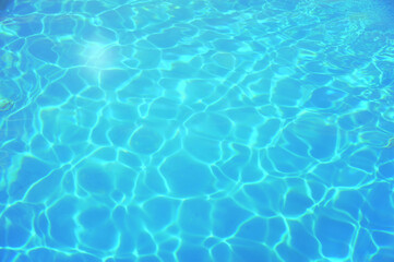 Blurred water surface texture. Background of underwater. Rippled blurred texture of water.
