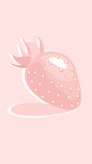 pastel strawberry