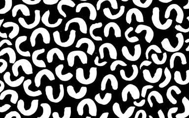 Vector organic grunge pattern. Abstract background with brush strokes. Hand drawn texture. Modern graphic design. Hand drawn striped.