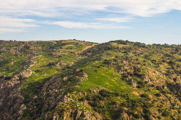 Fototapeta premium Beautiful mountain and river landscapes in the Douro Natural Park. Douro river - Portugal