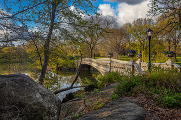 Bow bridge in early morning