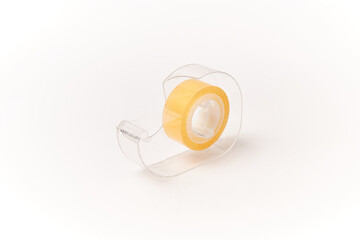 Office adhesive tape dispenser used to repair materials or for packaging