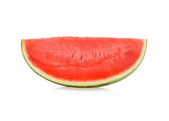Sliced of watermelon isolated on white background.